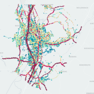 Mehr über den Artikel erfahren Forchheim: Floating Car Data Analyse